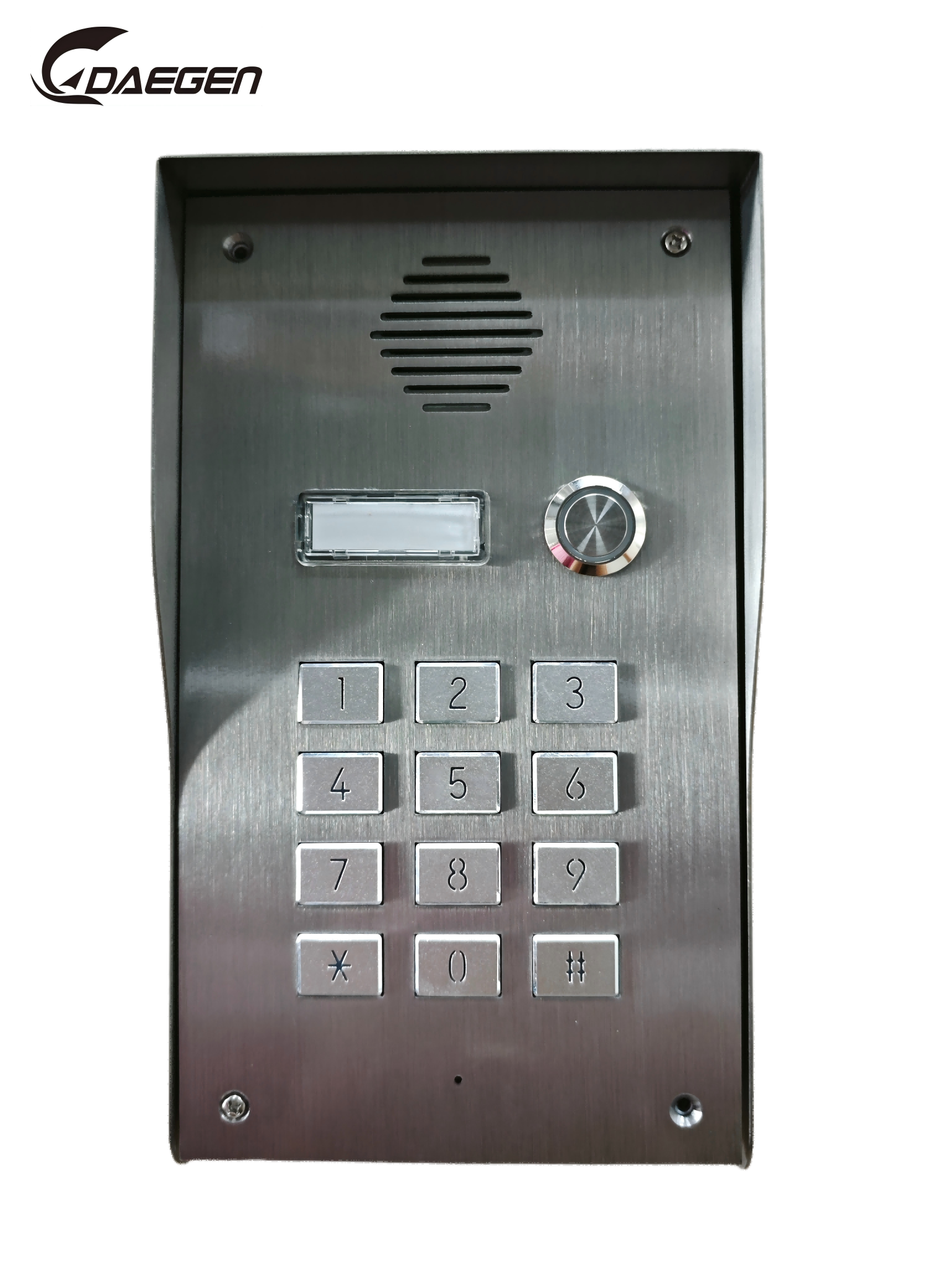 4G intercom system, villa intercom system, support unlock by phone, SMS unlock, with name plate