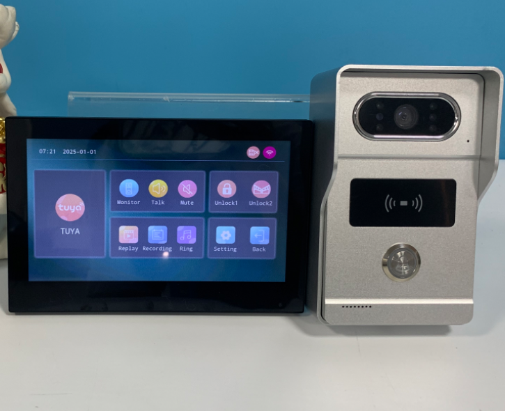 HD video doorphone in 2 wired system with 1080P 200W Pixel Camera DZ-3413BBRO