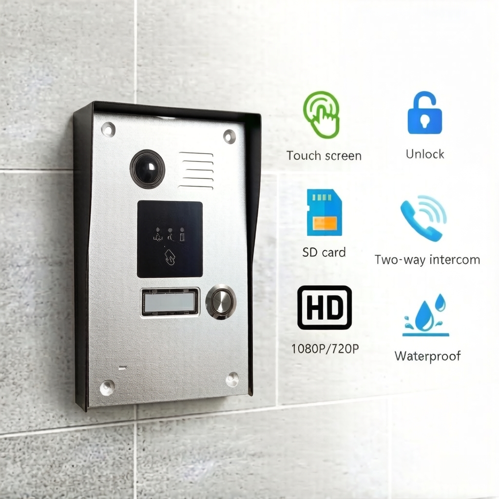 Factory Tuya Smart IP Video Door Phone RFIC Access Control Waterproof Night Vision Villa Intercom Doorbell Camera Doorbells