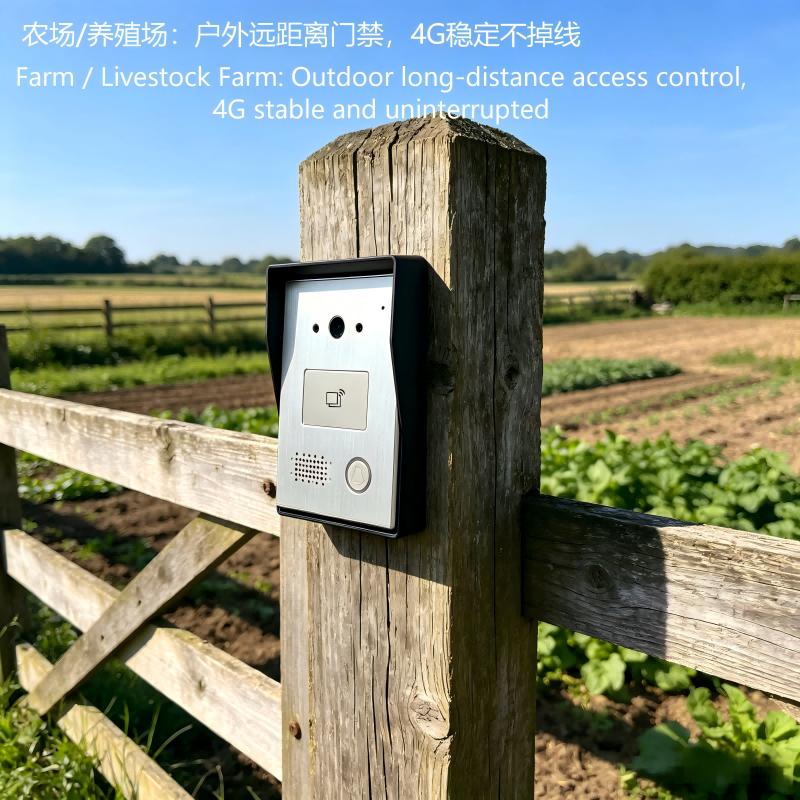4G Full Netcom Tuya Video Door Phone, AI Package & Vehicle Detection Multi-Password Visitor Intercom