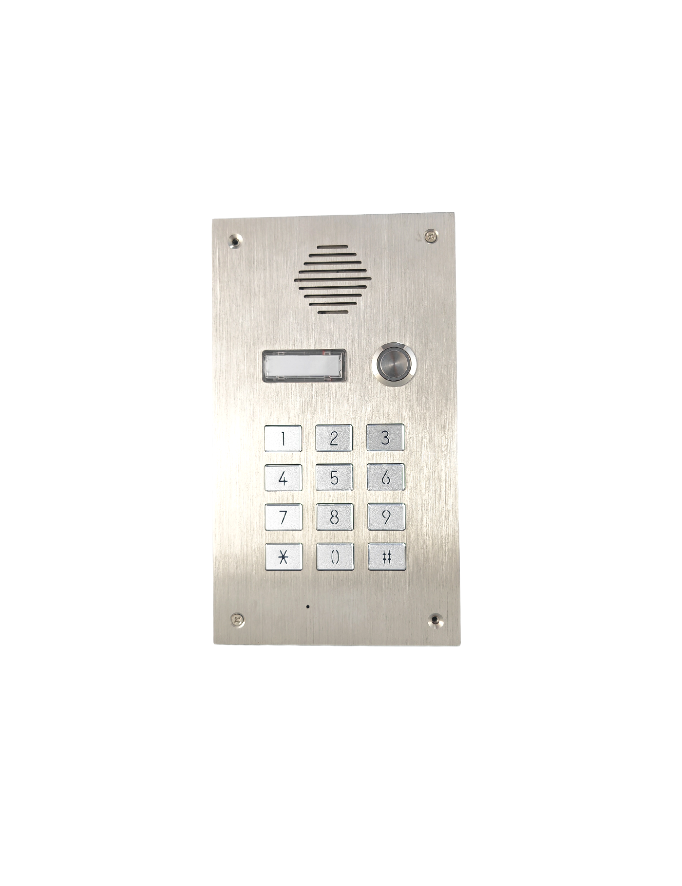 4G intercom system, villa intercom system, supports unlocking via mobile phone or SMS, equipped with nameplate, made of stainless steel material